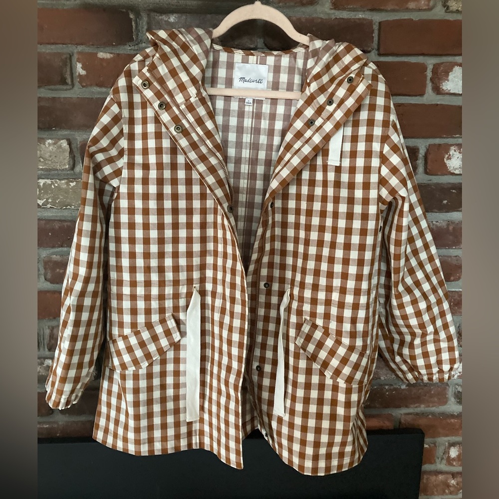 Gingham Madewell Raincoat